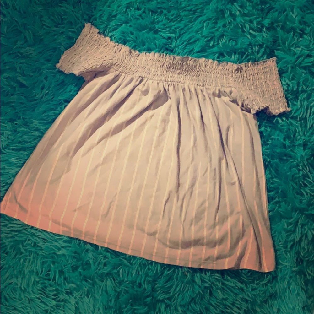 Off the shoulder shirt